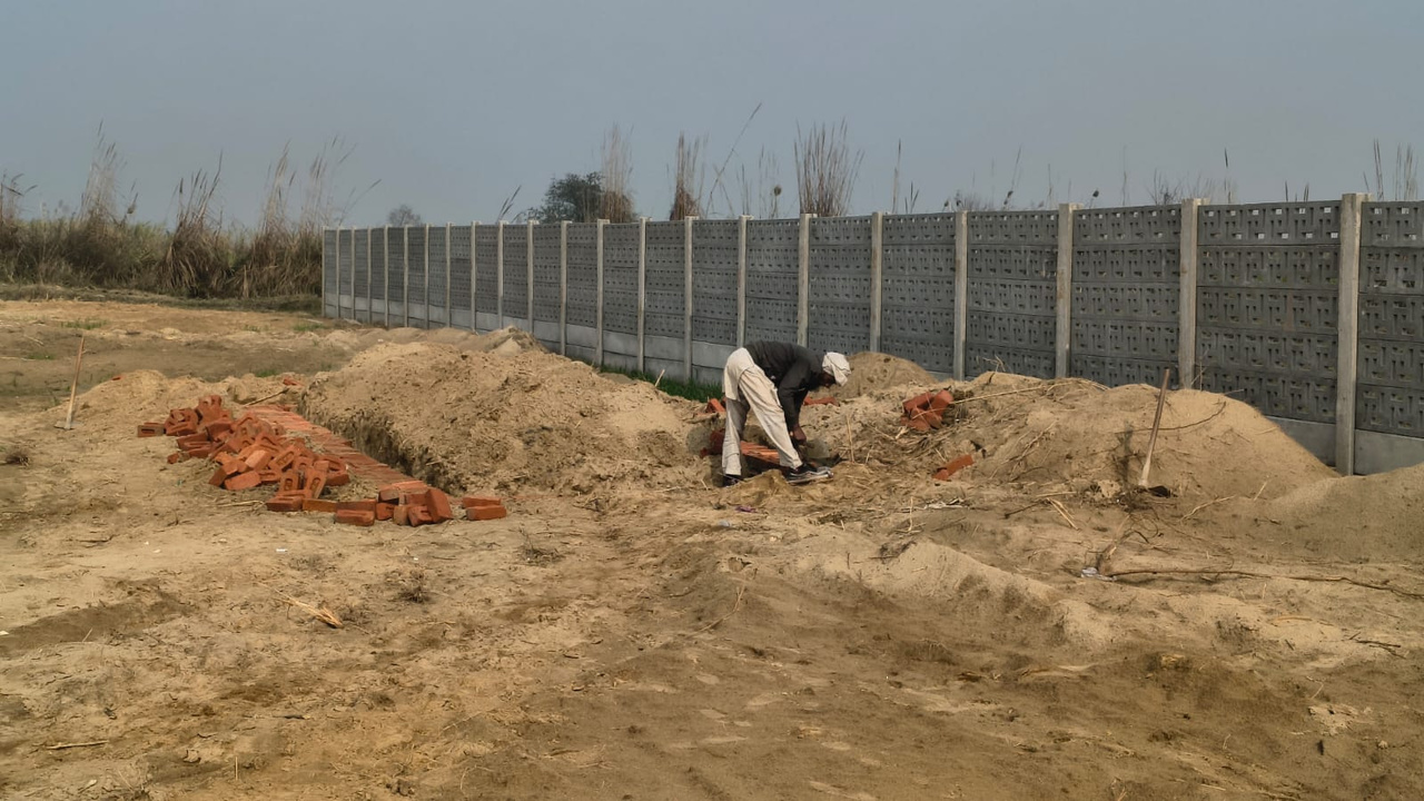 Vantara Heritage site – boundary wall construction